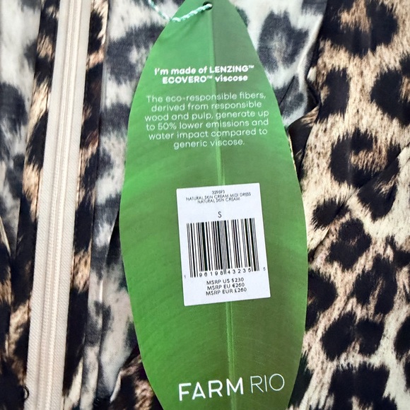 FARM Rio Leopard Print Long Sleeve Dress - Picture 4 of 5